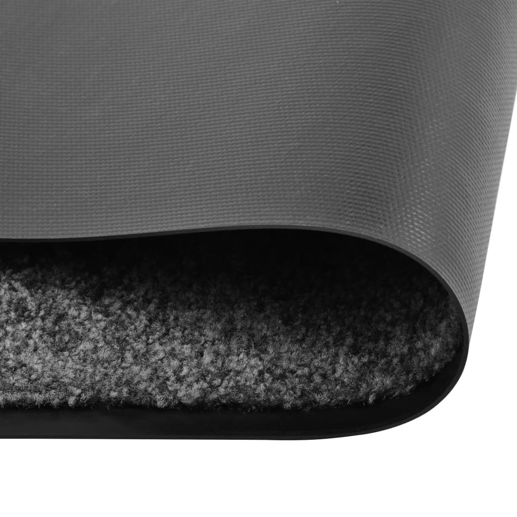 Deurmat wasbaar 120x180 cm antraciet