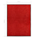 Deurmat wasbaar 90x120 cm rood