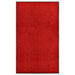 Deurmat wasbaar 90x150 cm rood