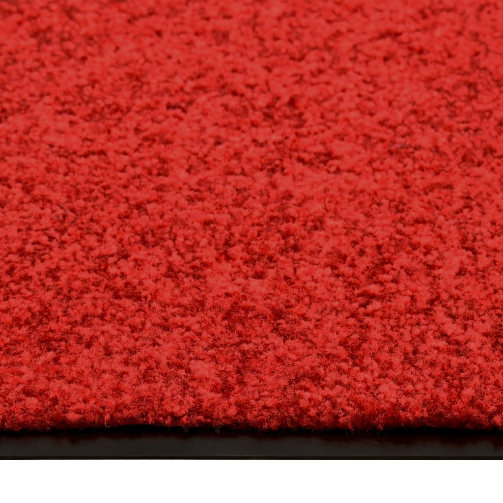 Deurmat wasbaar 120x180 cm rood
