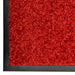 Deurmat wasbaar 120x180 cm rood