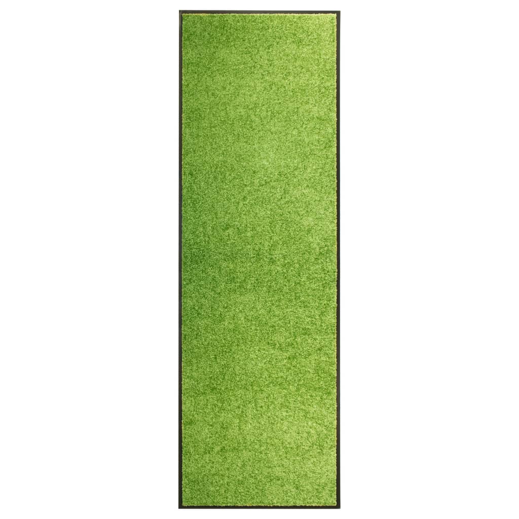 Deurmat wasbaar 60x180 cm groen