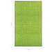 Deurmat wasbaar 90x150 cm groen