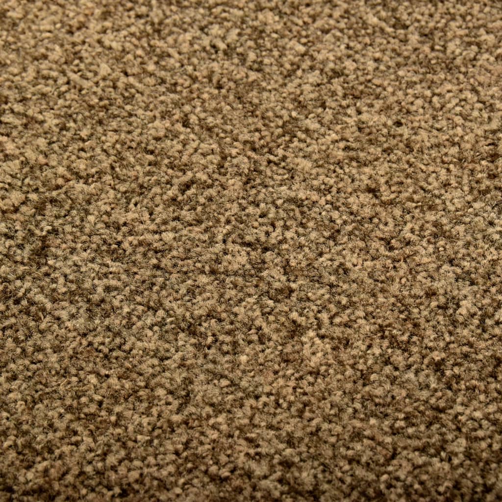 Deurmat wasbaar 60x90 cm bruin