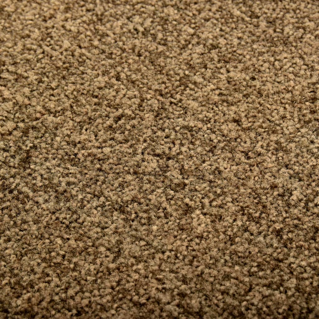 Deurmat wasbaar 90x150 cm bruin