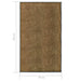 Deurmat wasbaar 90x150 cm bruin