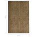 Deurmat wasbaar 120x180 cm bruin