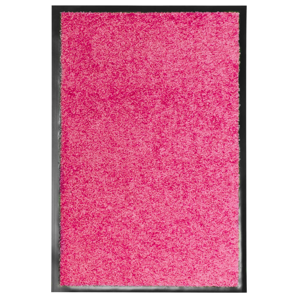 Deurmat wasbaar 40x60 cm roze