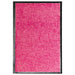 Deurmat wasbaar 40x60 cm roze