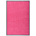 Deurmat wasbaar 60x90 cm roze