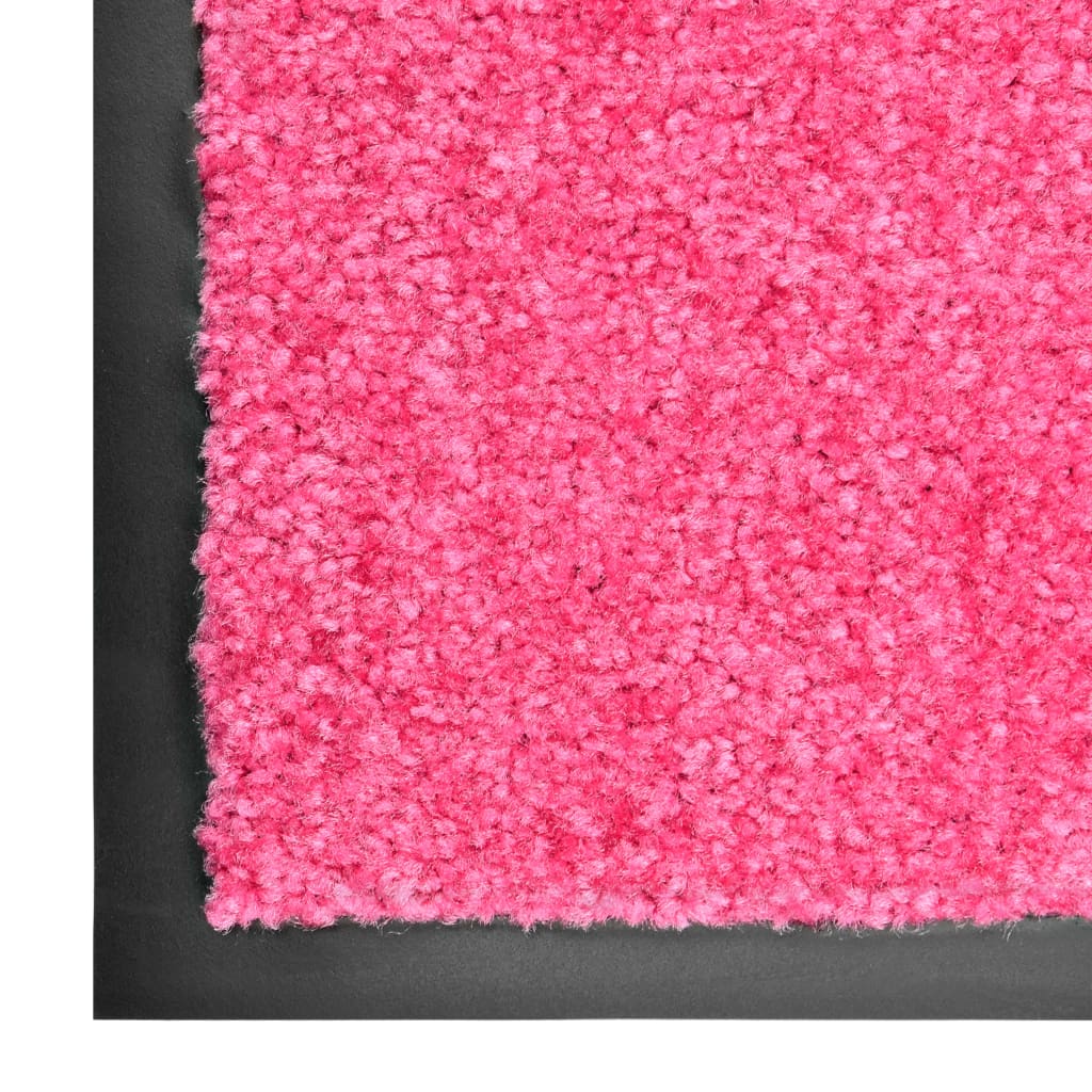 Deurmat wasbaar 60x180 cm roze