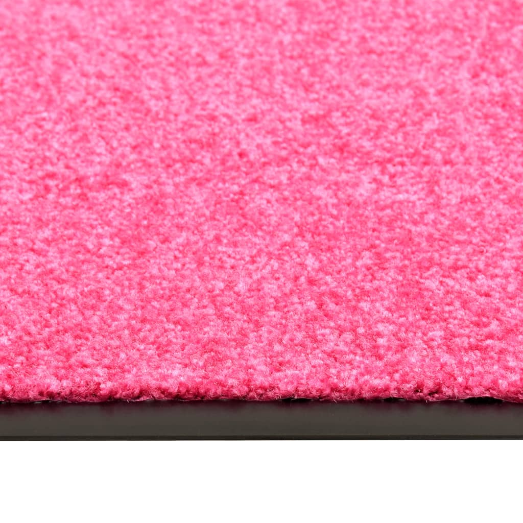 Deurmat wasbaar 60x180 cm roze