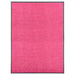 Deurmat wasbaar 90x120 cm roze