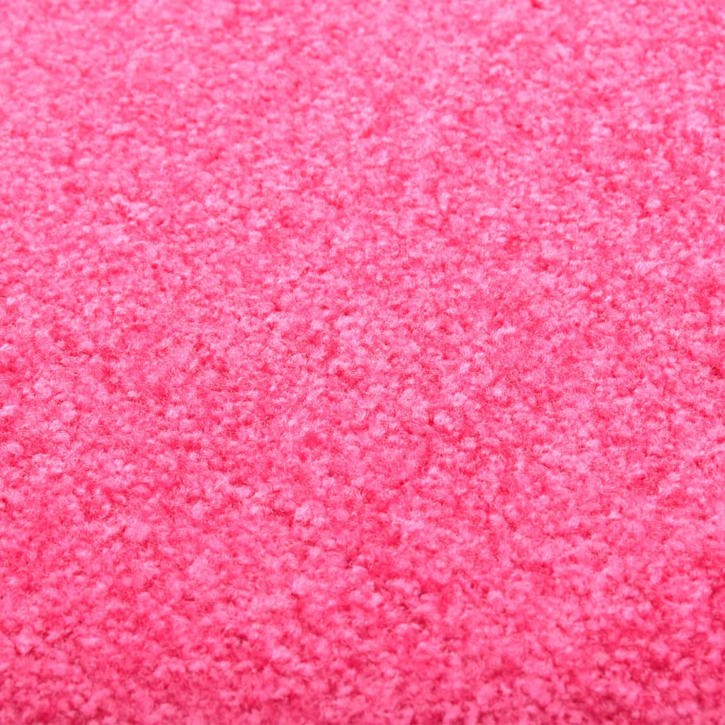 Deurmat wasbaar 120x180 cm roze