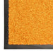 Deurmat wasbaar 60x90 cm oranje