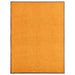 Deurmat wasbaar 90x120 cm oranje