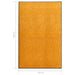 Deurmat wasbaar 120x180 cm oranje