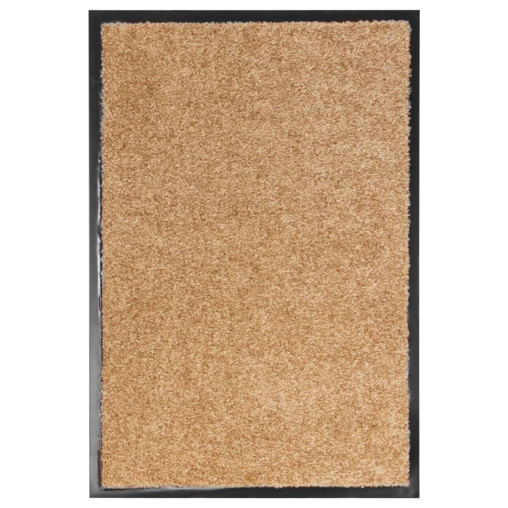 Deurmat wasbaar 40x60 cm crème