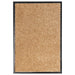 Deurmat wasbaar 40x60 cm crème