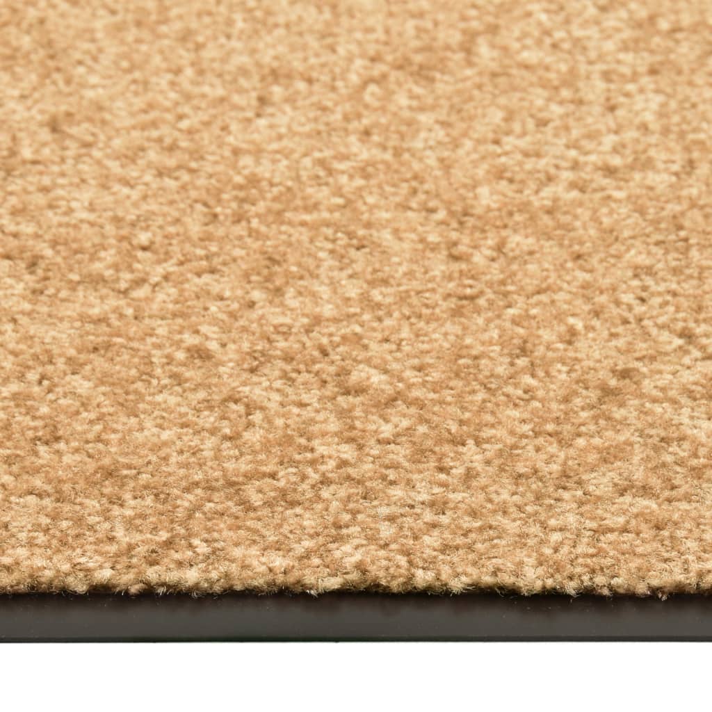 Deurmat wasbaar 60x180 cm crème