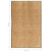 Deurmat wasbaar 120x180 cm crème