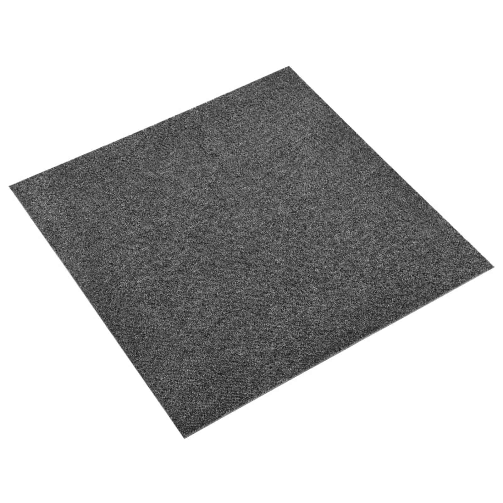 Tapijt 20 st Antraciet 50 x 50 cm 100% Polypropyleen