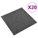 Tapijt 20 st Antraciet 50 x 50 cm 100% Polypropyleen