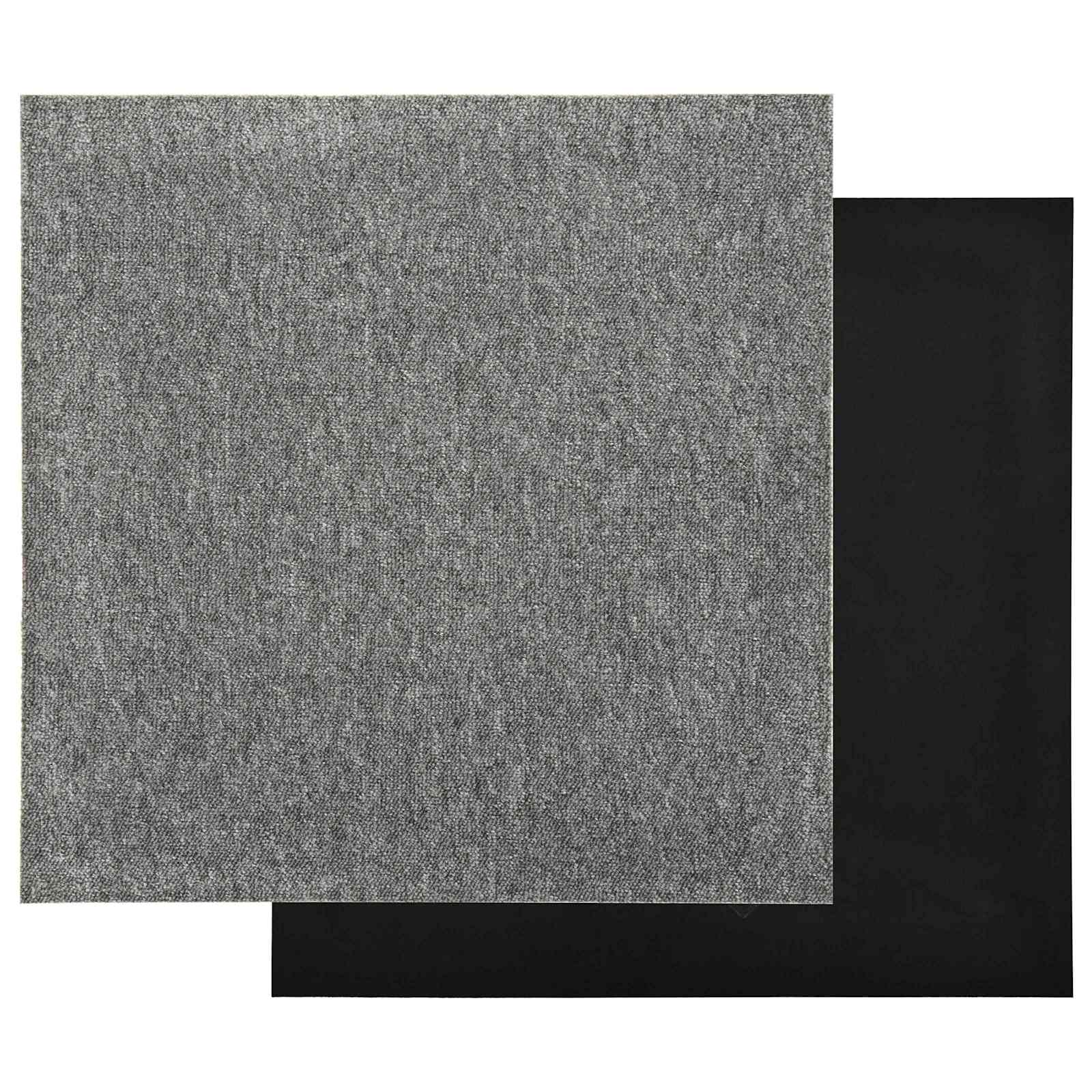 Tapijt 20 st Grijs 50 x 50 cm 100% Polypropyleen