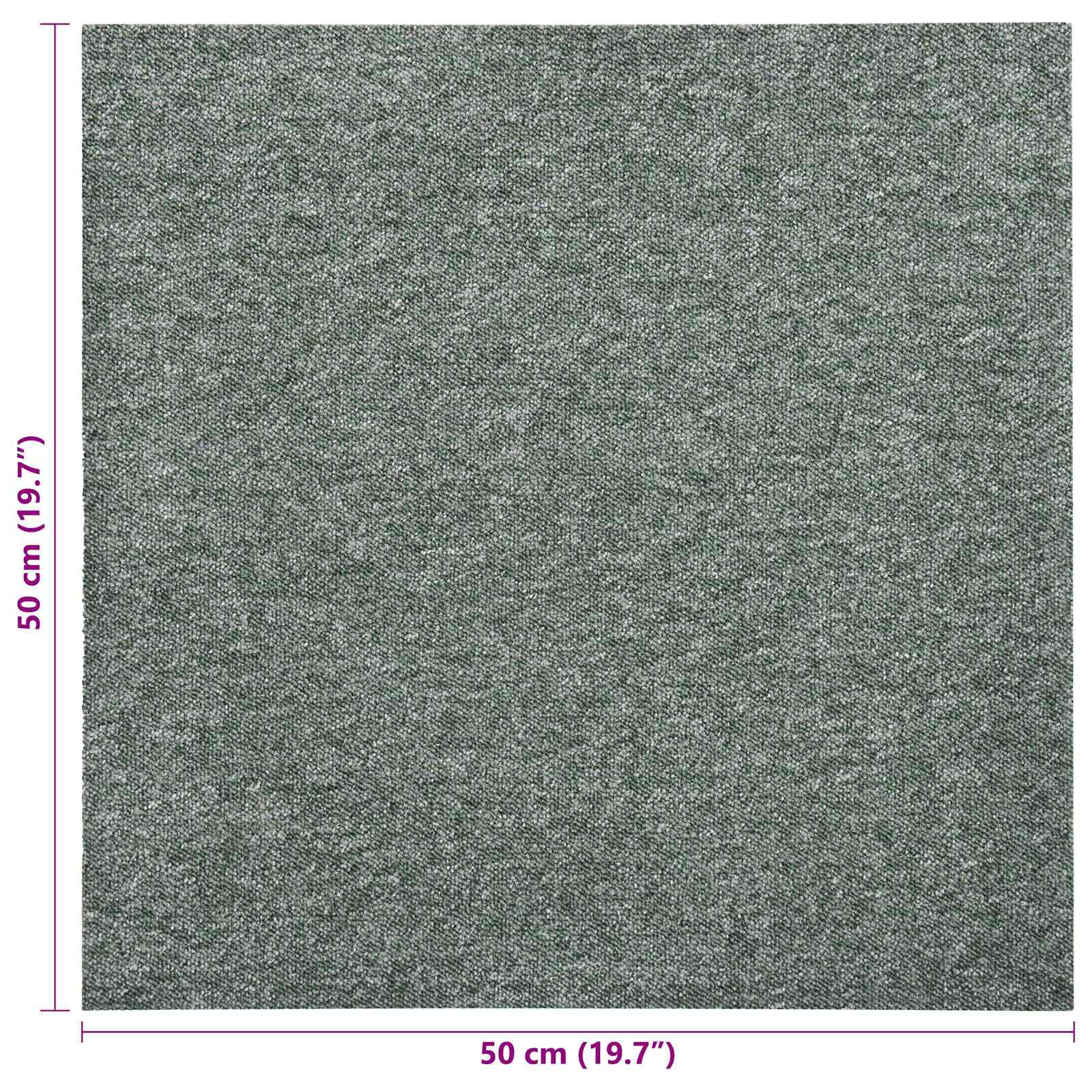 Tapijt 20 st Groen 50 x 50 cm 100% Polypropyleen