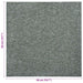 Tapijt 20 st Groen 50 x 50 cm 100% Polypropyleen