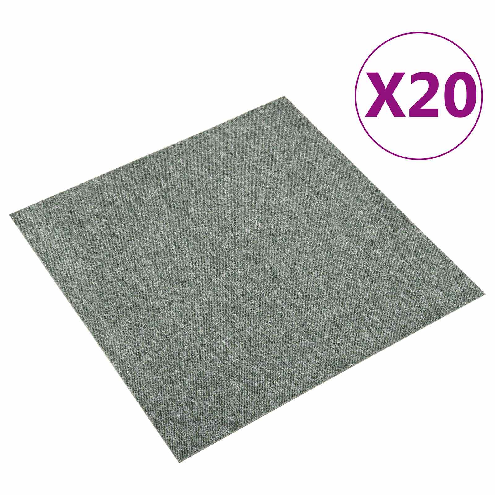 Tapijt 20 st Groen 50 x 50 cm 100% Polypropyleen