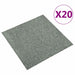 Tapijt 20 st Groen 50 x 50 cm 100% Polypropyleen