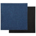 Tapijt 20 st Donkerblauw 50 x 50 cm 100% Polypropyleen