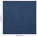 Tapijt 20 st Donkerblauw 50 x 50 cm 100% Polypropyleen