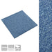 Tapijt 20 st Blauw 50 x 50 cm 100% Polypropyleen