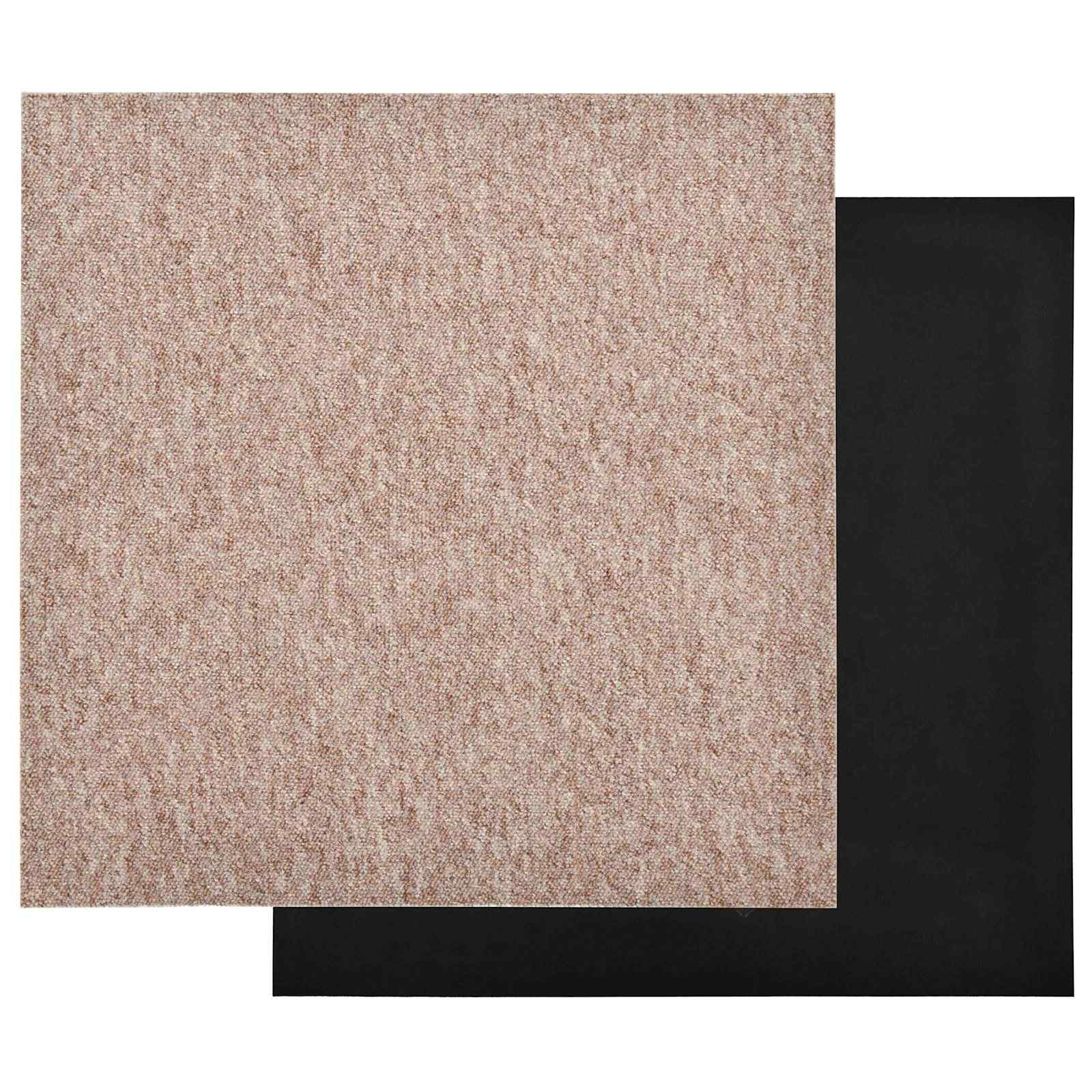 Tapijt 20 st Beige 50 x 50 cm 100% Polypropyleen
