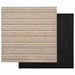 Tapijt 20 st Gestreept Beige 50 x 50 cm 100% Polypropyleen