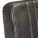 Fauteuil echt leer verweerd grijs