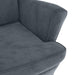 Fauteuil fluweel donkergrijs