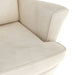 Fauteuil fluweel crèmewit