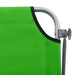 Ligbed met luifel staal groen