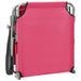 Ligbed met luifel staal roze