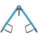 Ligbed inklapbaar staal turquoiseblauw