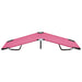 Ligbed inklapbaar staal roze