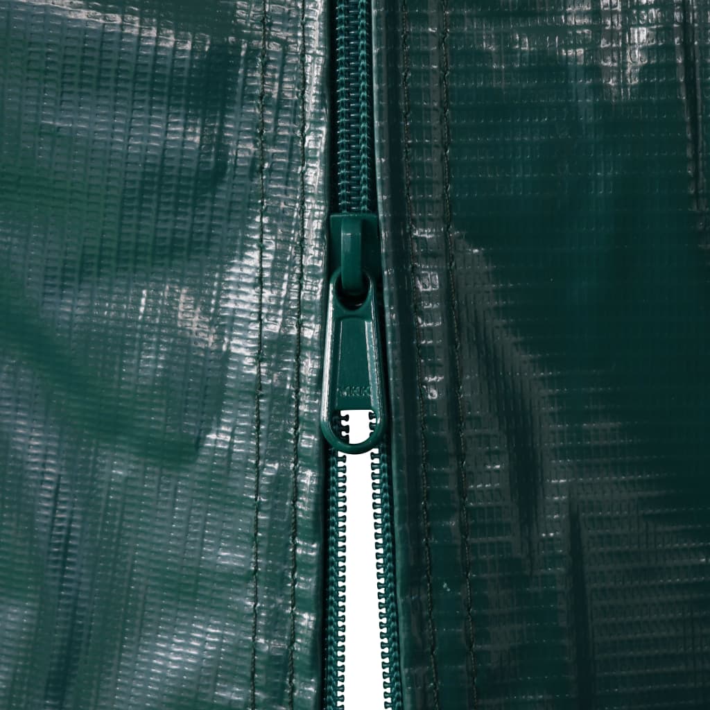 Garagetent 1,6x2,4 m PVC groen