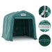 Garagetent 2,4x2,4 m PVC groen