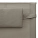 Ligbed textileen taupe en grijs