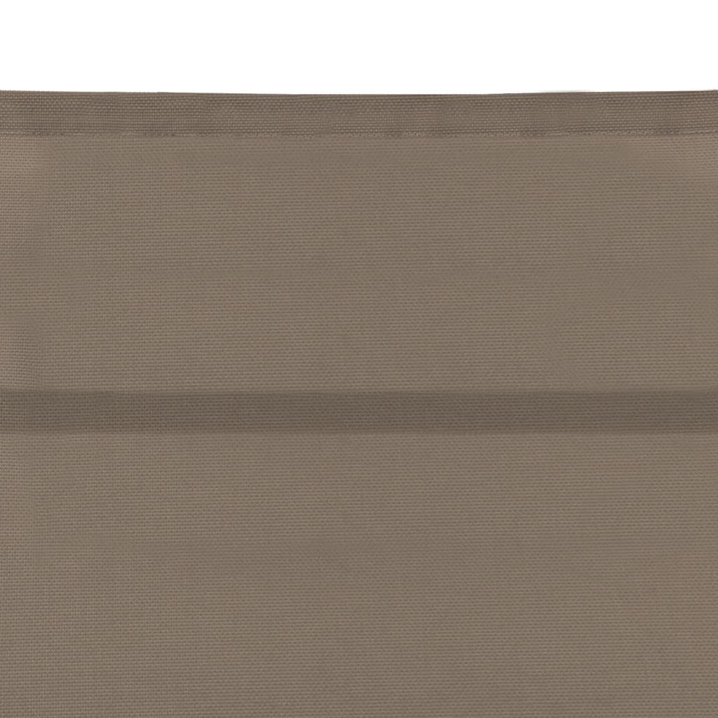 Ligbed textileen en aluminium taupe