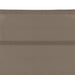Ligbed textileen en aluminium taupe