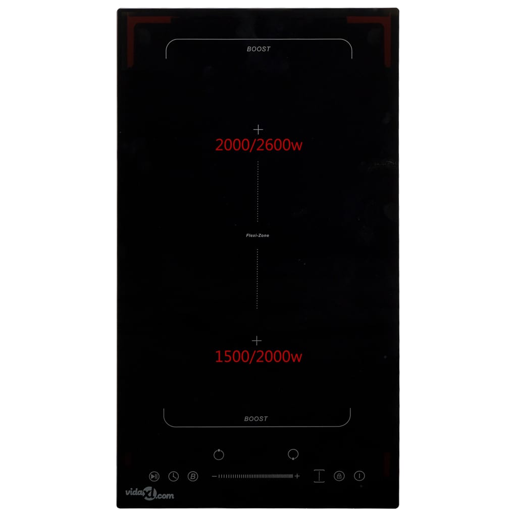 Inductiekookplaat Flexizone 2 kookzones aanraakbediening 3500 W
